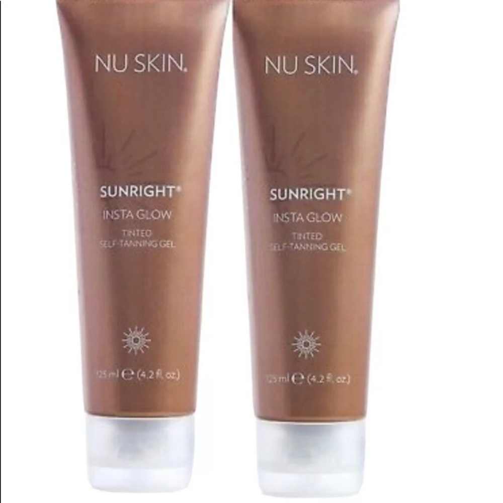 - New Two(2) tubes NuSkin Sunright Instaglow tanning-sealed